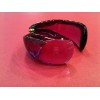 Bracelet Baccarat en cristal rose foncé et or