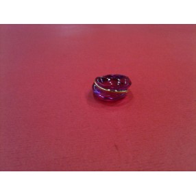 Bague Baccarat en cristal et or