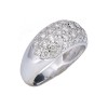 Bague en or blanc et diamants