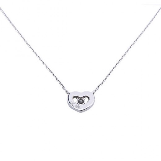 Collier Coeur en or blanc et diamants Arthus Bertrand