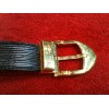 Ceinture Louis Vuitton en cuir épi noir