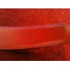 Ceinture Louis Vuitton en cuir épi rouge