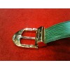 Ceinture Louis Vuitton en cuir épi vert