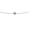 Collier en or blanc et solitaire diamant  Arthus Bertrand