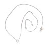 Collier en or blanc et solitaire diamant  Arthus Bertrand