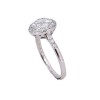 Bague en or blanc et diamants