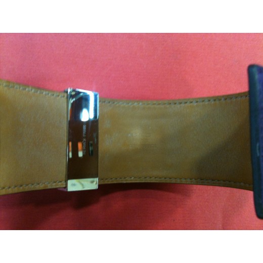 Bracelet Hermès Collier de chien en cuir violet