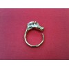 Bague Hermès Tête de cheval en vermeil