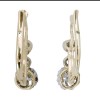 Boucles d'oreilles  18 K et diamants