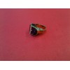 Bague Christian Dior en plaqué or