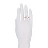 Bague or jaune avec perle blanche