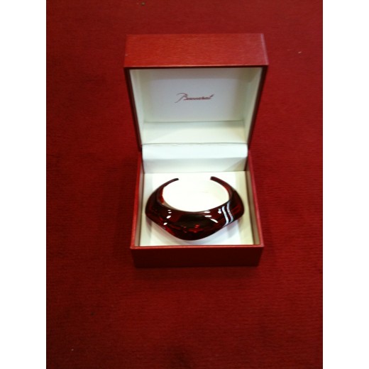 Bracelet Baccarat en cristal rouge