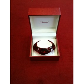 Bracelet Baccarat en cristal rouge