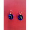 Boucles d'oreilles Baccarat en or et cristal