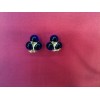 Boucles d'oreilles Baccarat en or et cristal