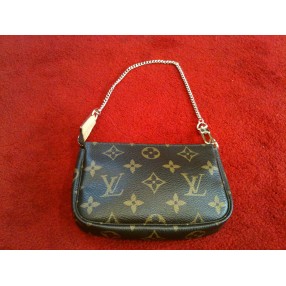 Mini pochette Louis Vuitton Accessoires en toile monogram