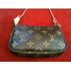 Mini pochette Louis Vuitton Accessoires en toile monogram