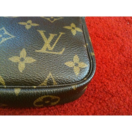 Mini pochette Louis Vuitton Accessoires en toile monogram