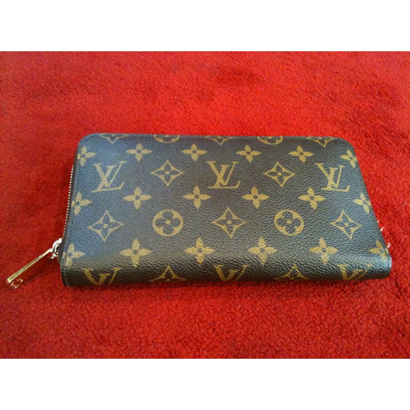 Porte-monnaie Louis Vuitton Zippy en toile monogram