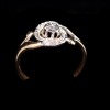 Bague Ancienne Tourbillon Diamants