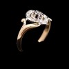 Bague Ancienne Tourbillon Diamants