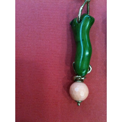 Boucles d'oreilles modernes en vermeil