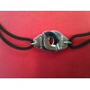 Collier sur cordon Dinh Van Menottes R20