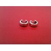 Boucles d'oreilles Montblanc en argent