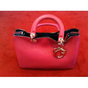 Sac Dior Diorissimo en cuir taurillon rose fushia