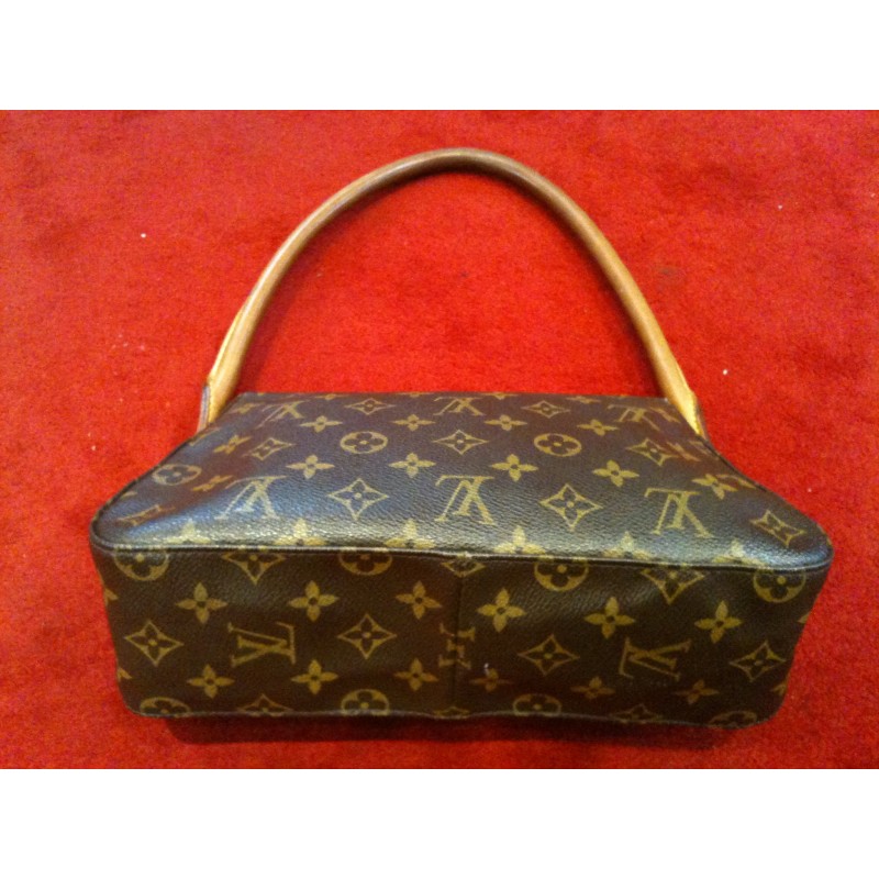 Sac à main Louis Vuitton Looping petit modèle en toile monogram