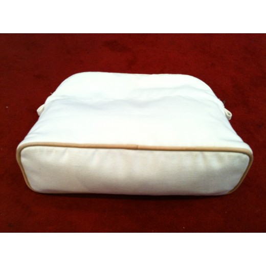 Trousse de toilette Hermès Bolide en tissu écru