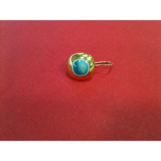 Boucles d'oreilles Bernardaud en porcelaine