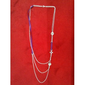 Collier long Arthus Bertrand en argent