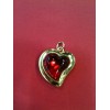 Pendentif Yves Saint Laurent Coeur rouge