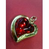 Pendentif Yves Saint Laurent Coeur rouge