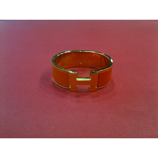 Bracelet Hermès Clic  Clac H orange