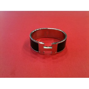 Bracelet Hermès Clic Clac H noir 