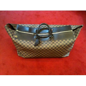 Sac de voyage Louis Vuitton Greenwich 55 en toile damier ébène