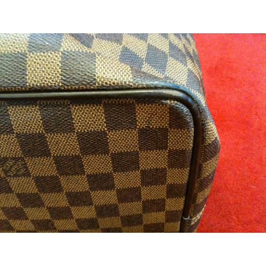 Sac de voyage Louis Vuitton Greenwich 55 en toile damier ébène