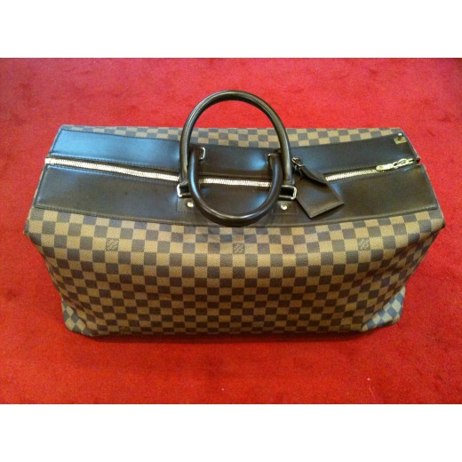 Sac de voyage Louis Vuitton Greenwich 55 en toile damier ébène
