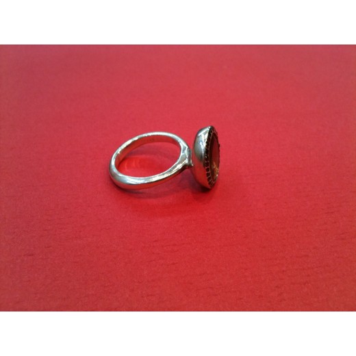 Bague Rosa Maria en argent, topaze et rubis