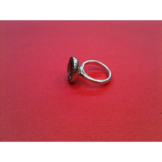 Bague Rosa Maria en argent, topaze et rubis
