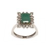 Bague Emeraude et diamants
