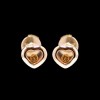 Boucles d'oreilles CHOPARD Happy Diamond forme coeur