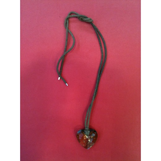 Pendentif  Swarovski Coeur sur cordon