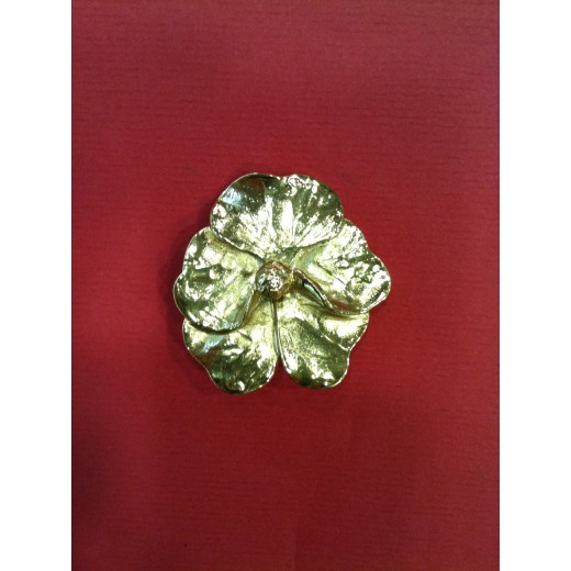 Broche Yves Saint Laurent Fleur