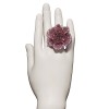 Bague Fleur de Tourmaline rose et Diamants