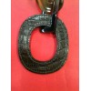 Collier Hermès Isidore en corne et cuir d'alligator