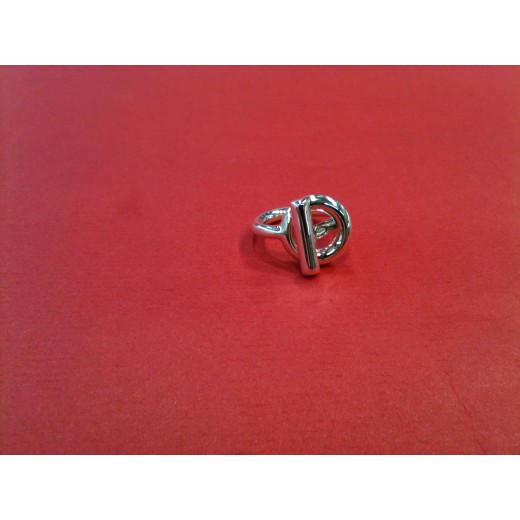 Bague Hermès Spi en argent