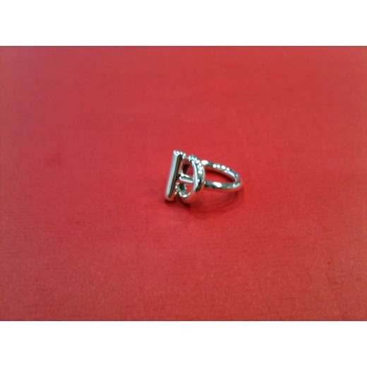 Bague Hermès Spi en argent